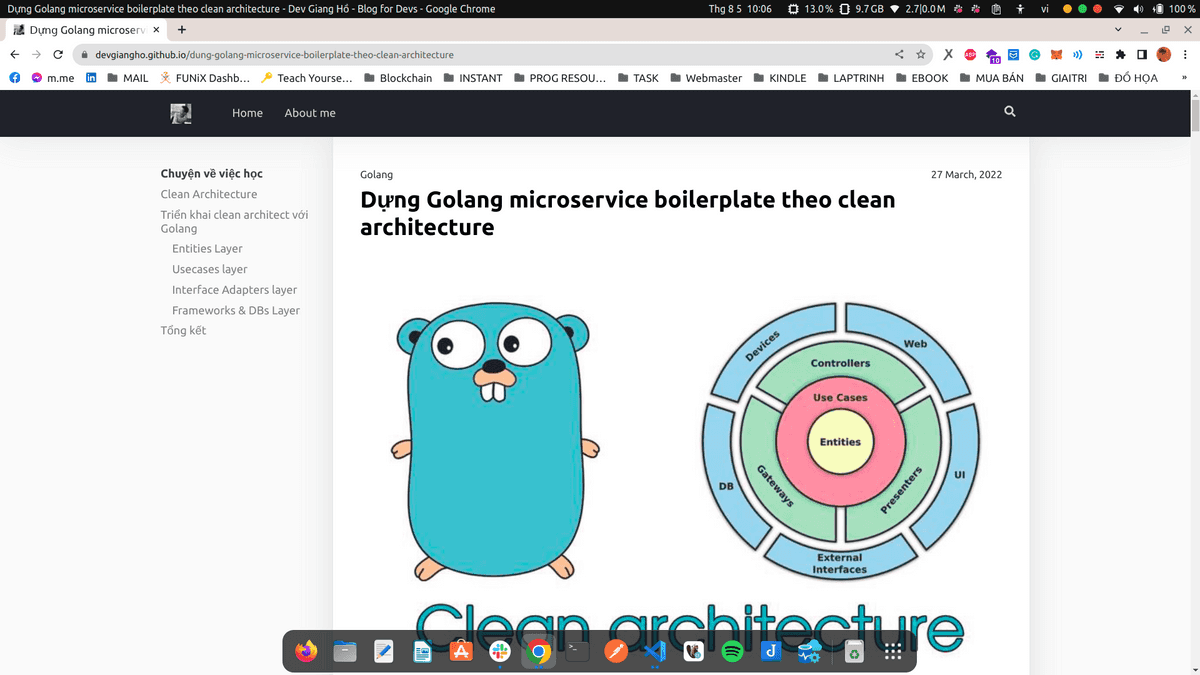 Kết quả sau khi cài extension